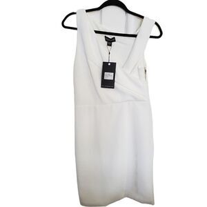 StyleStalkers Vela Mini Assymmetric V-Neck Dress